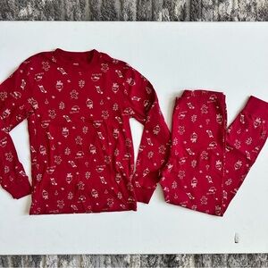Carter's Festive Red Pajama Set Size M Adults